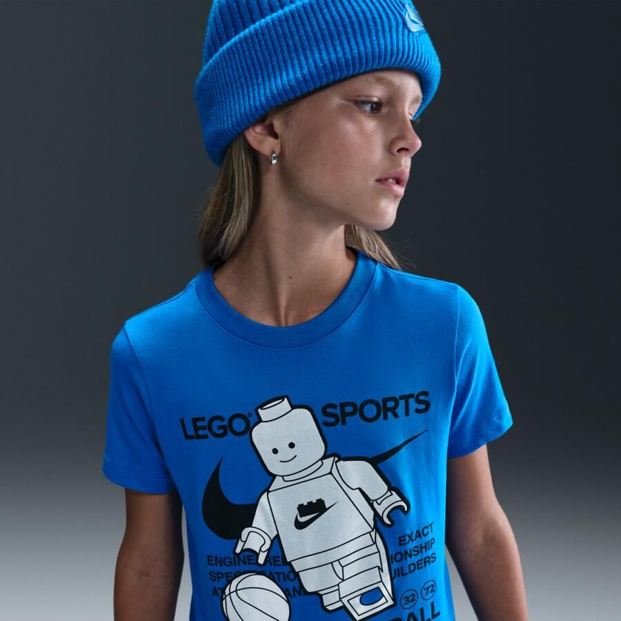Nike x LEGO Collection T-shirt voor kids Blauw