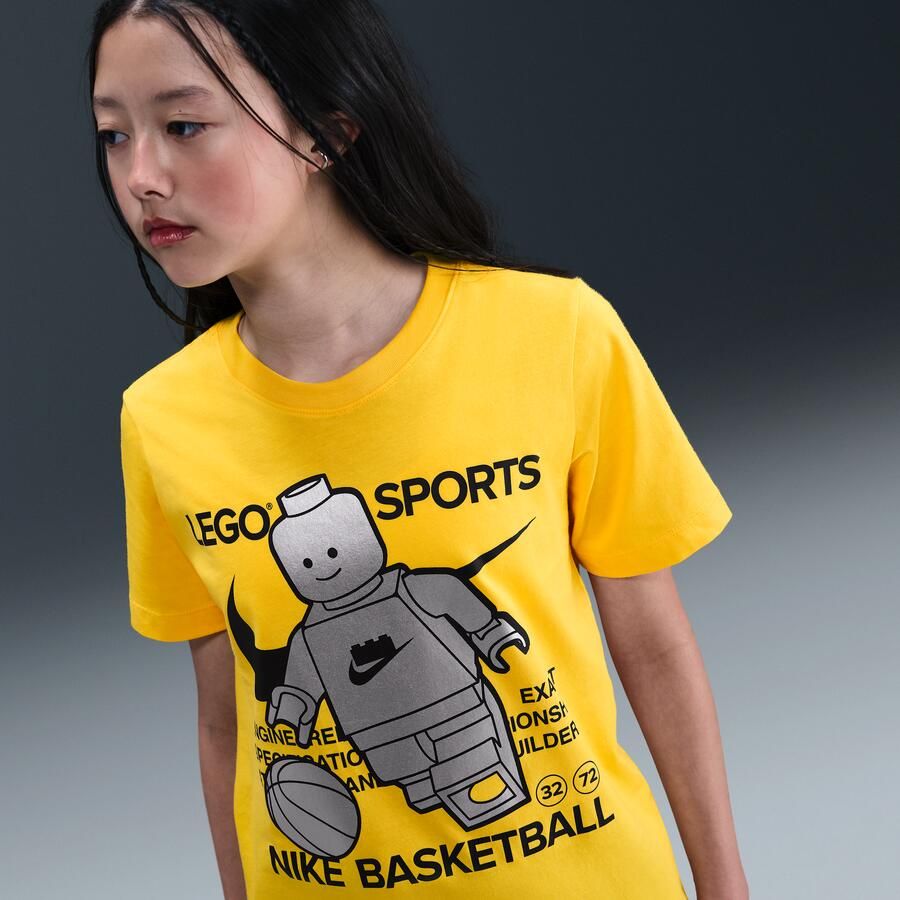 Nike x LEGO Collection T-shirt voor kids Geel