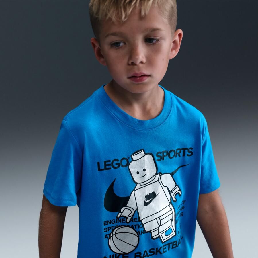 Nike x LEGO Collection T-shirt voor kleuters Blauw - Foto 2