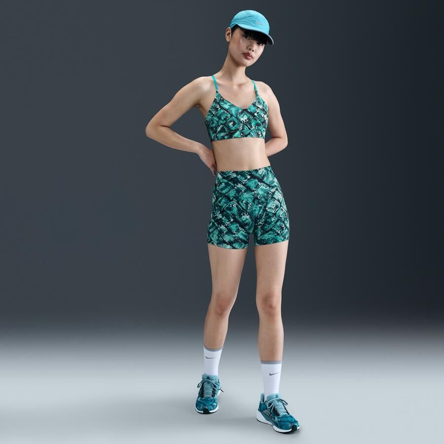 Nike x NorBlack NorWhite Dri-FIT bikeshorts met print en hoge taille voor dames (13 cm) Groen - Foto 4