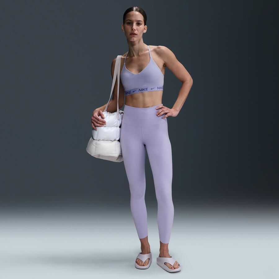 Nike Zenvy 7 8-legging met iets ondersteunende hoge taille voor dames Paars - Foto 4