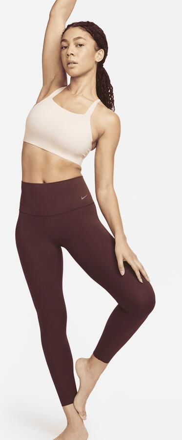 Nike Zenvy 7 8-legging met hoge taille voor dames Rood - Foto 4