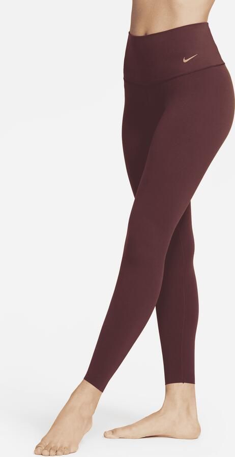 Nike Zenvy 7 8-legging met hoge taille voor dames Rood - Foto 3