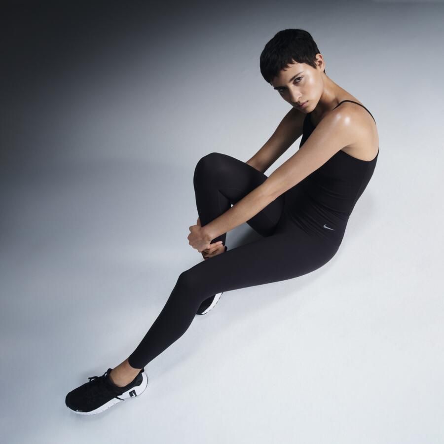 Nike Zenvy 7 8-legging met hoge taille voor dames Zwart - Foto 2