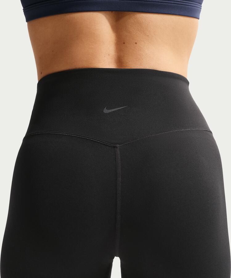 Nike Zenvy bikershorts met hoge taille voor dames (13 cm) Zwart - Foto 2