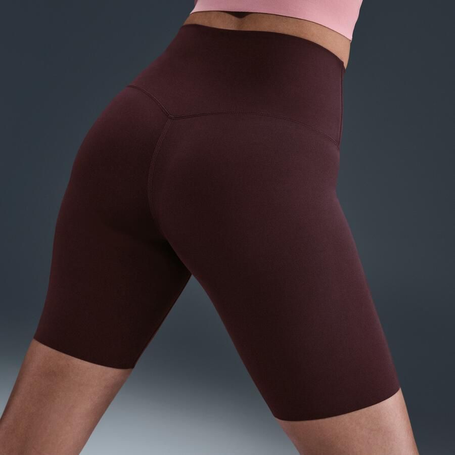 Nike Zenvy bikershorts met hoge taille voor dames (20 cm) Rood - Foto 2