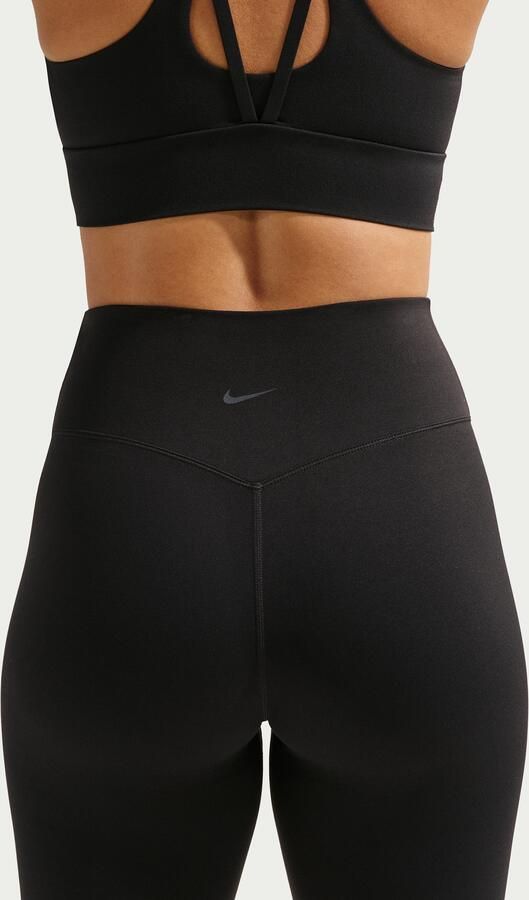 Nike Zenvy bikershorts met hoge taille voor dames (20 cm) Zwart - Foto 3