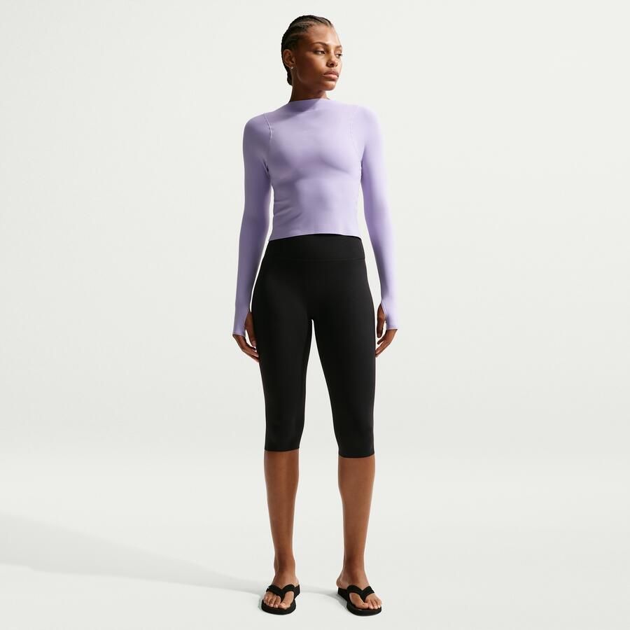 Nike Zenvy caprilegging met hoge taille voor dames Zwart - Foto 4