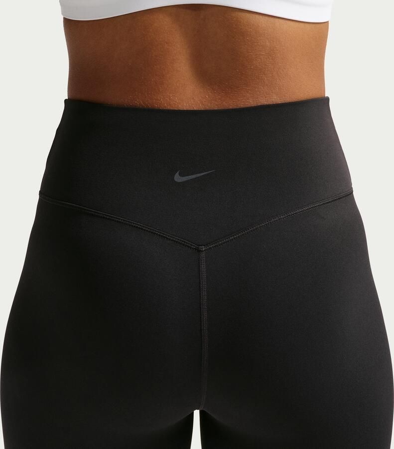 Nike Zenvy caprilegging met hoge taille voor dames Zwart