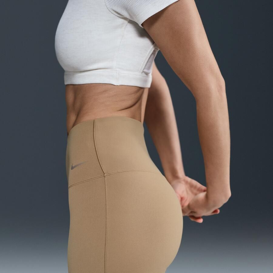 Nike Zenvy dameslegging met hoge taille en wijde pijpen Bruin - Foto 2