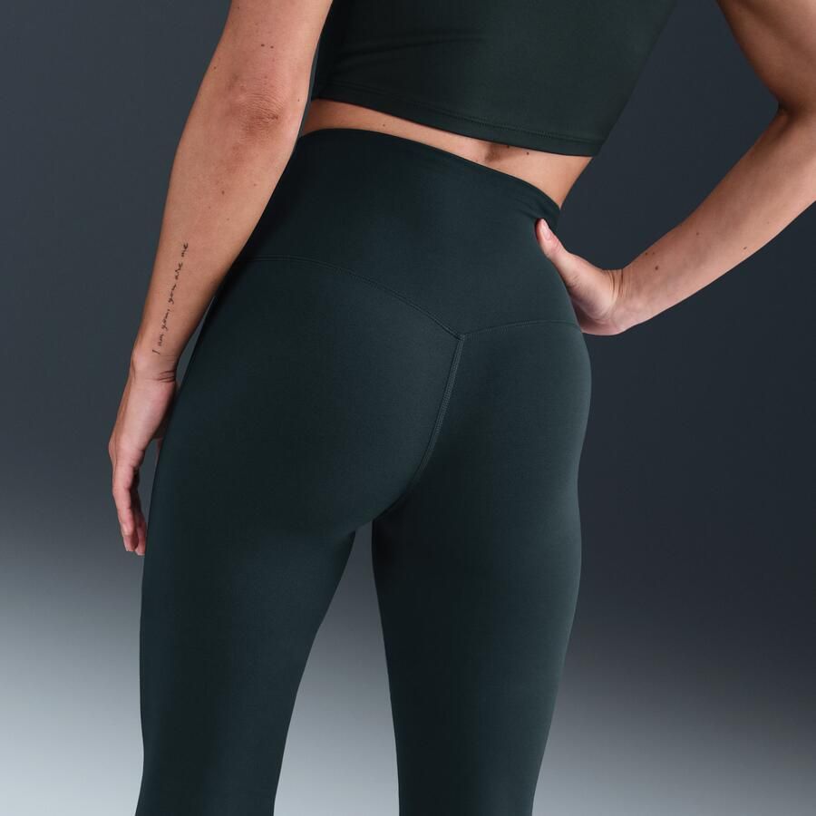 Nike Zenvy dameslegging met hoge taille en wijde pijpen Groen - Foto 2