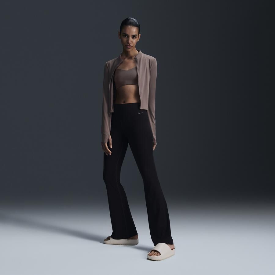Nike Zenvy dameslegging met hoge taille en wijde pijpen Zwart - Foto 3