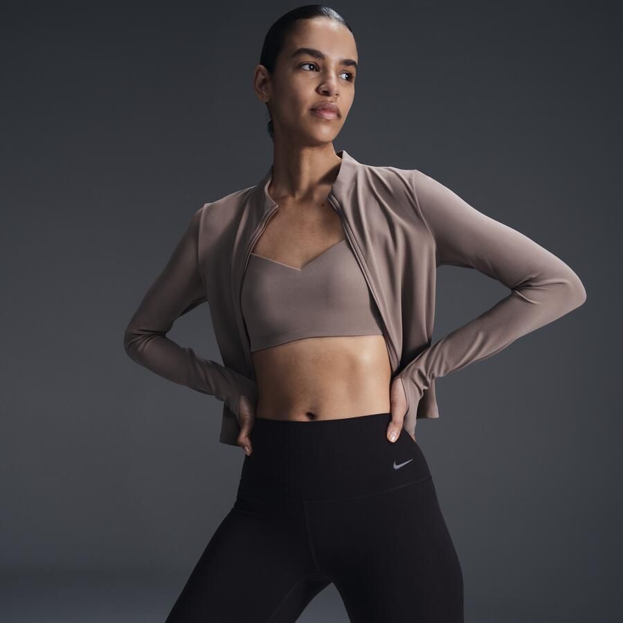 Nike Zenvy dameslegging met hoge taille en wijde pijpen Zwart - Foto 4