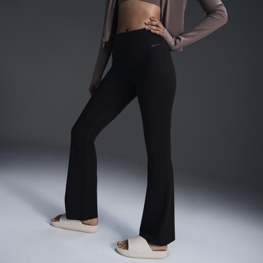 Nike Zenvy dameslegging met hoge taille en wijde pijpen Zwart - Foto 2