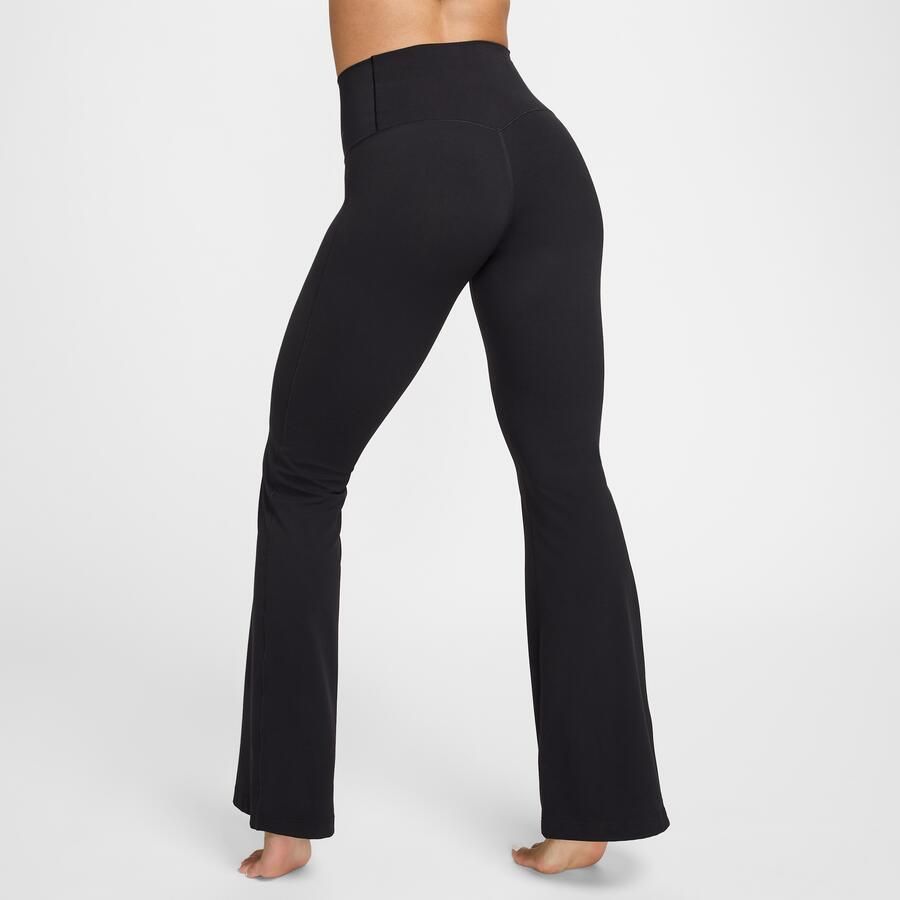 Nike Zenvy dameslegging met hoge taille en wijde pijpen Zwart - Foto 7