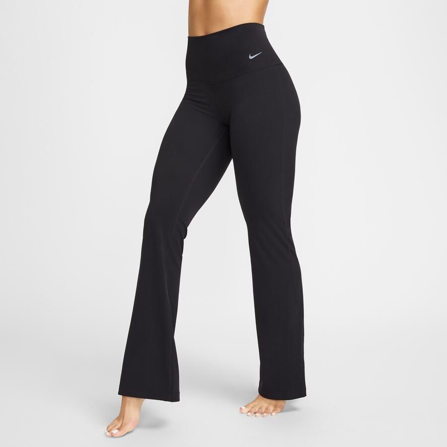 Nike Zenvy dameslegging met hoge taille en wijde pijpen Zwart - Foto 8