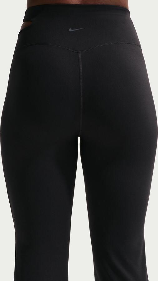 Nike Zenvy dameslegging met hoge taille en wijde pijpen Zwart - Foto 3