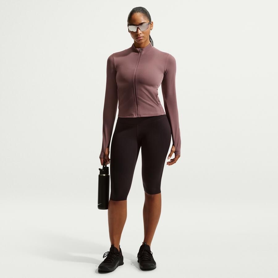 Nike Zenvy Dri-FIT damesjack met rits over de hele lengte Paars - Foto 3