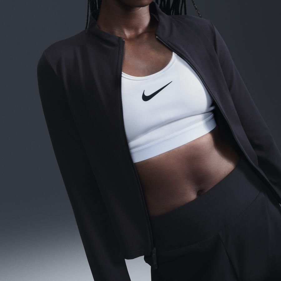Nike Zenvy Dri-FIT damestop met ritssluiting en lange mouwen Zwart - Foto 4