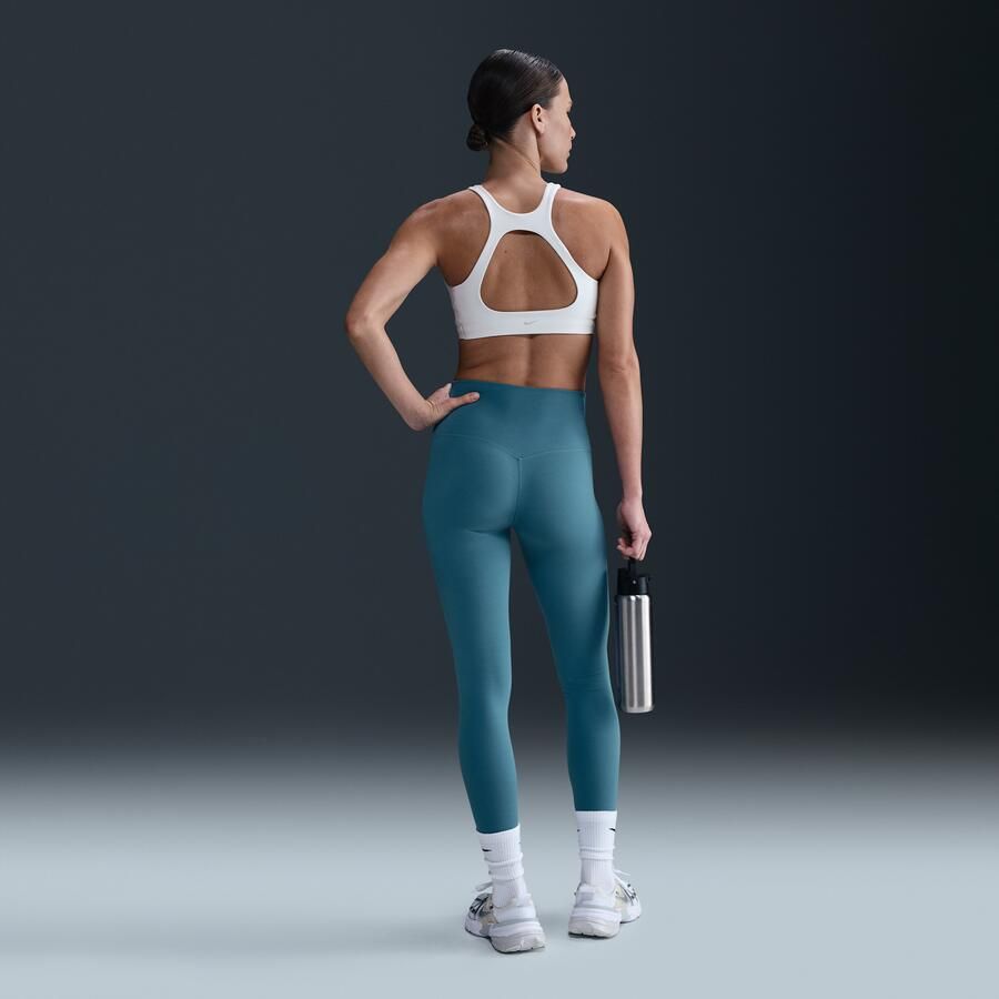 Nike Zenvy Legging met volledige lengte en iets ondersteunende hoge taille voor dames Blauw - Foto 3