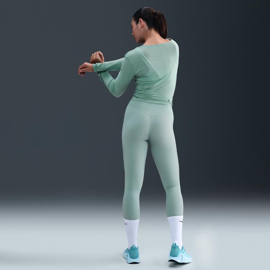 Nike Zenvy lange legging met hoge taille voor dames Groen - Foto 3