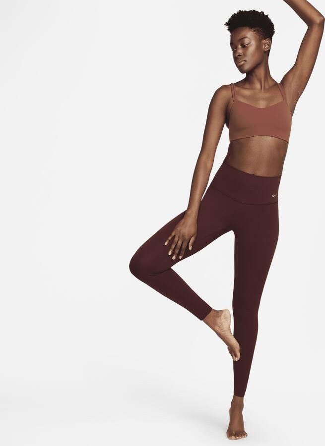 Nike Zenvy lange legging met hoge taille voor dames Rood - Foto 4