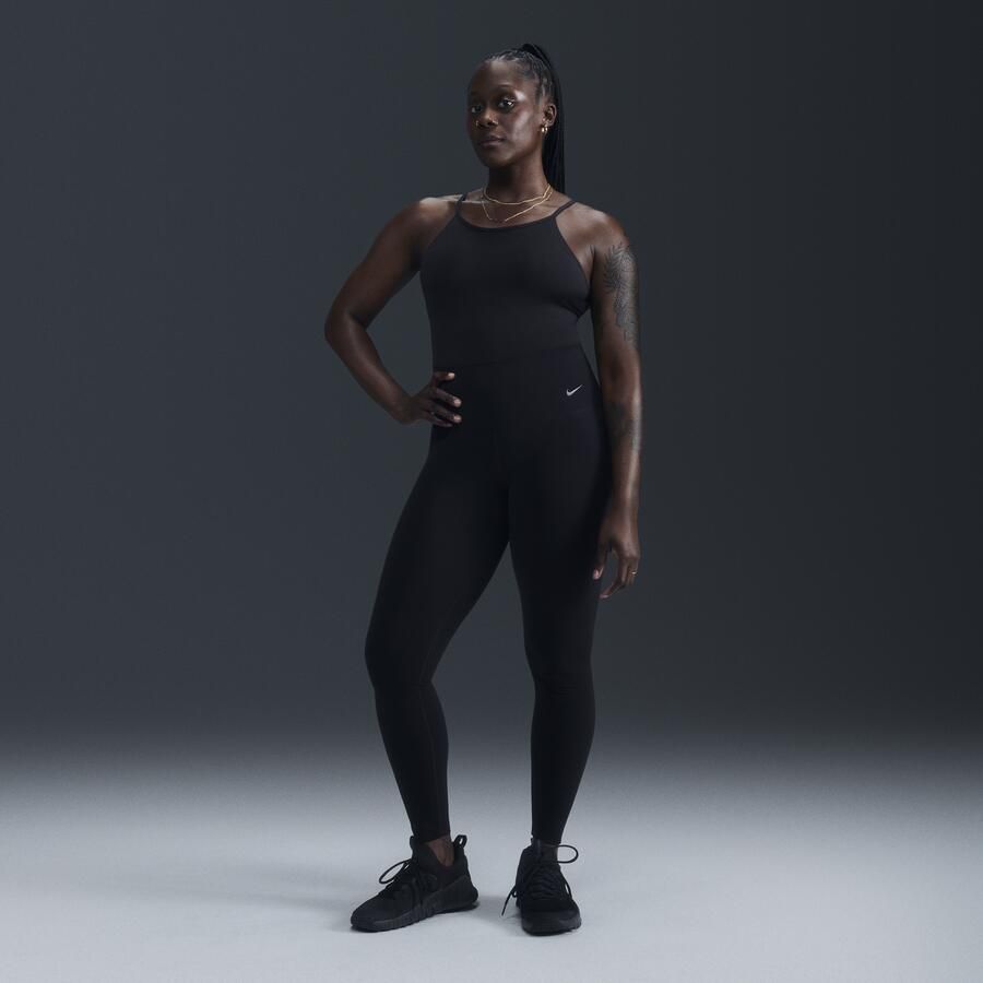 Nike Zenvy Legging met volledige lengte en iets ondersteunende hoge taille voor dames Zwart - Foto 3