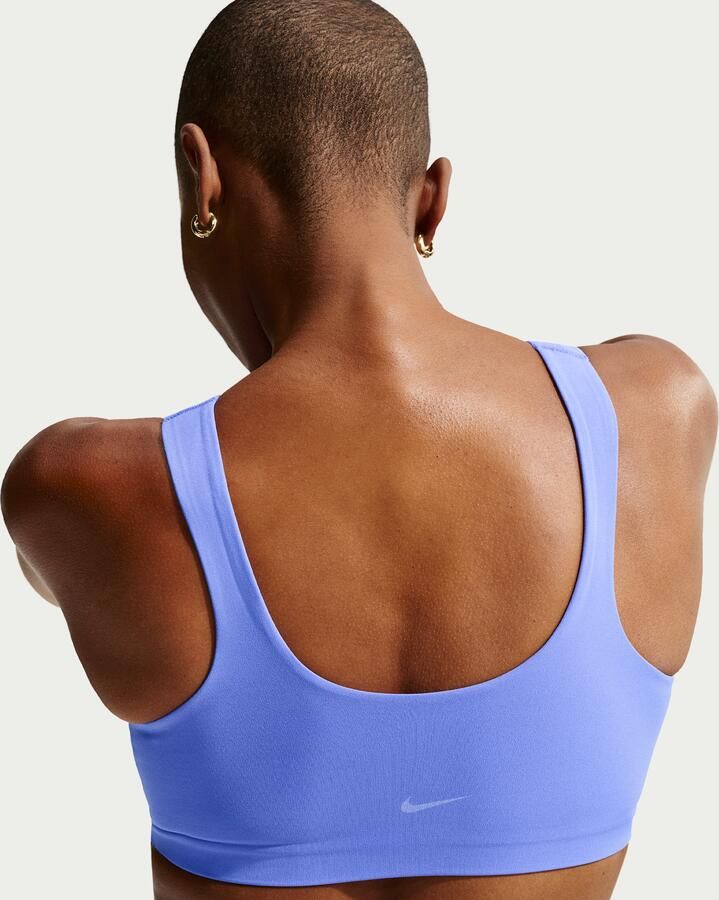 Nike Zenvy licht gevoerde sport-bh met lichte ondersteuning Blauw - Foto 3