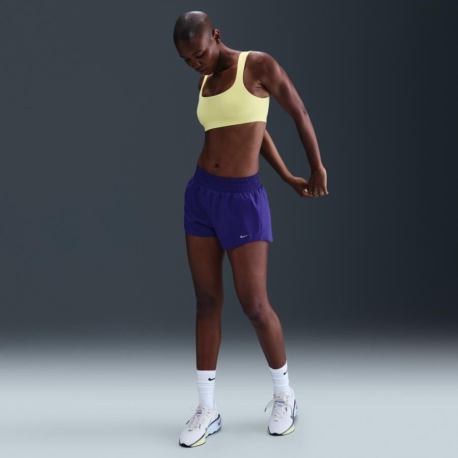 Nike Zenvy licht gevoerde sport-bh met lichte ondersteuning Geel - Foto 3