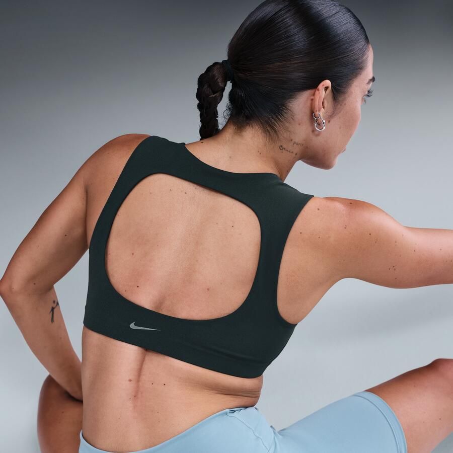 Nike Zenvy licht gevoerde sport-bh met lichte ondersteuning Groen - Foto 2