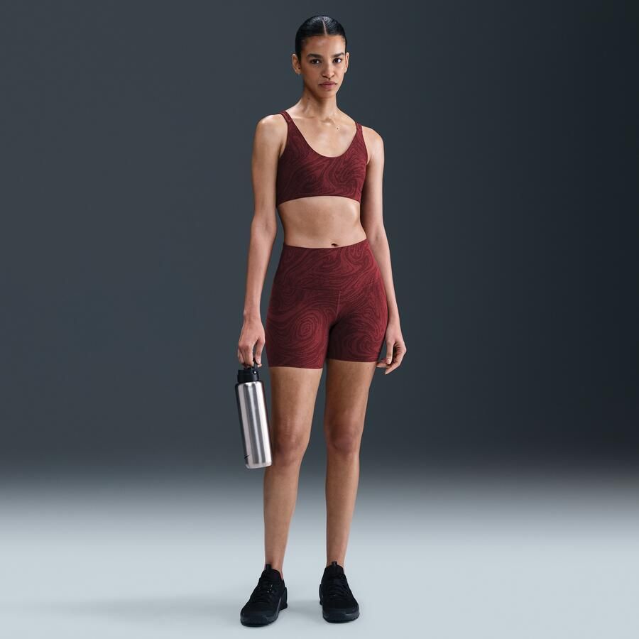 Nike Zenvy padded sport-bh met print en lichte ondersteuning Rood - Foto 3