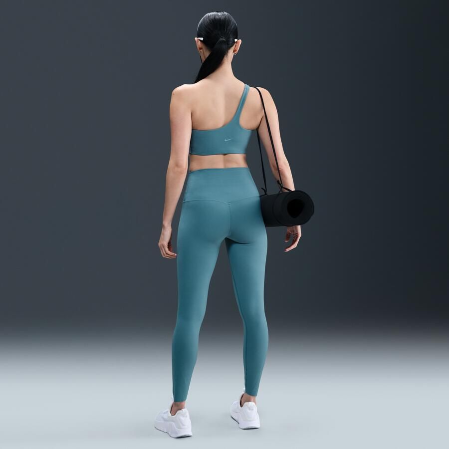 Nike Zenvy Rib 7 8-legging met hoge taille voor dames Blauw - Foto 3