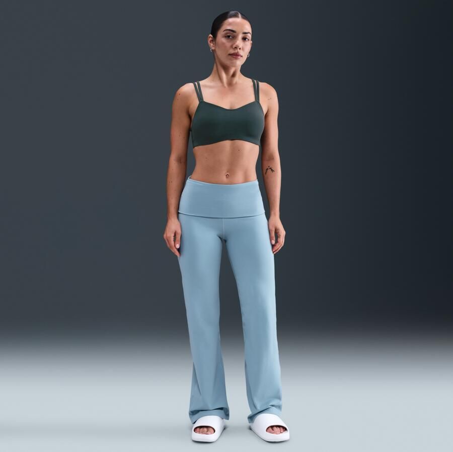 Nike Zenvy Strappy sport-bh met vulling en lichte ondersteuning Groen - Foto 3