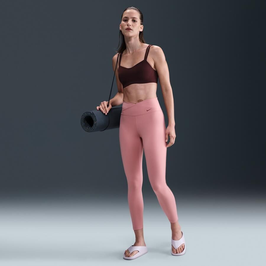 Nike Zenvy Strappy sport-bh met vulling en lichte ondersteuning Rood - Foto 3