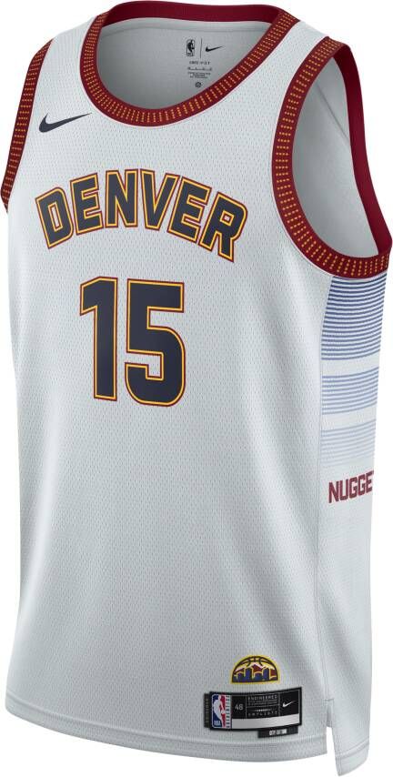 Nike Nikola JokiÄ‡ Denver Nuggets City Edition Swingman NBA-jersey met Dri-FIT Grijs