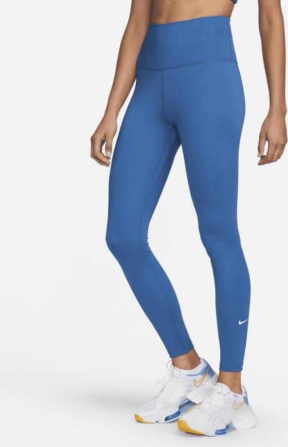 Nike One Legging met hoge taille voor dames Blauw