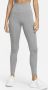 Nike One Legging met hoge taille voor dames Grijs - Thumbnail 1
