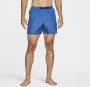 Nike Opvouwbare zwembroek met riem voor heren (13 cm) Blauw - Thumbnail 1