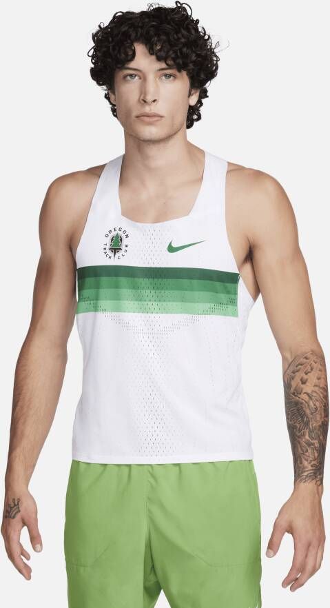 Nike Oregon Track Club AeroSwift Dri-FIT ADV racingsinglet voor heren Wit
