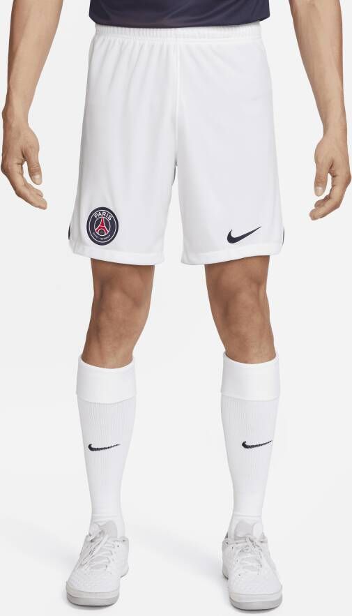 Nike Paris Saint-Germain 2023 24 Stadium Thuis Uit Dri-FIT voetbalshorts voor heren Wit
