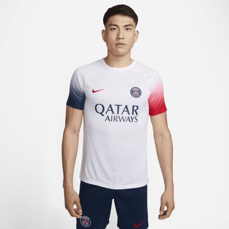 Nike Paris Saint-Germain Academy Pro Dri-FIT warming-uptop voor heren Wit