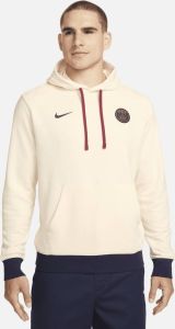 Nike Paris Saint-Germain Club Fleece voetbalhoodie voor heren Wit