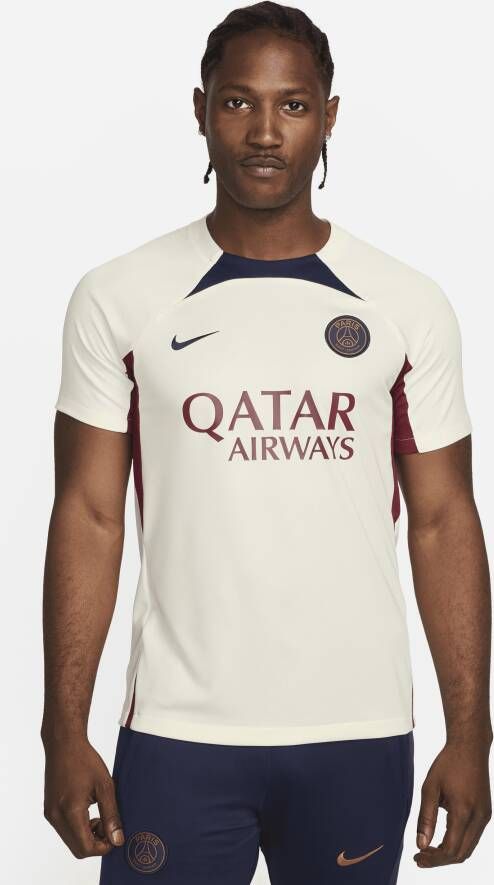 Nike Paris Saint-Germain Strike Dri-FIT knit voetbaltop voor heren Wit