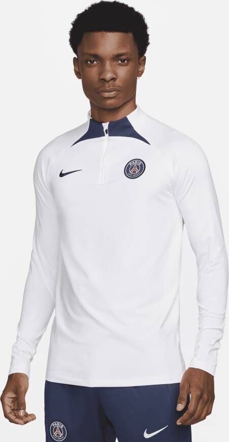Nike Paris Saint-Germain Strike Dri-FIT voetbaltrainingstop voor heren Wit