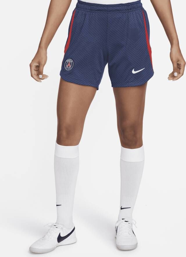 Nike Paris Saint-Germain Strike voetbalshorts met Dri-FIT voor dames Blauw