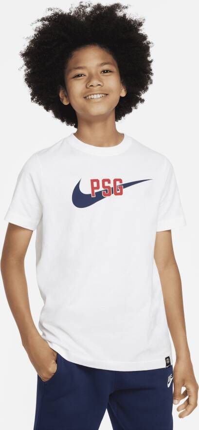 Nike Paris Saint-Germain Swoosh T-shirt Wit