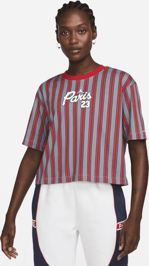 Nike Paris Saint-Germain T-shirt met graphic voor dames Grijs