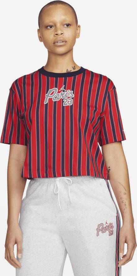 Nike Paris Saint-Germain T-shirt met graphic voor dames Rood
