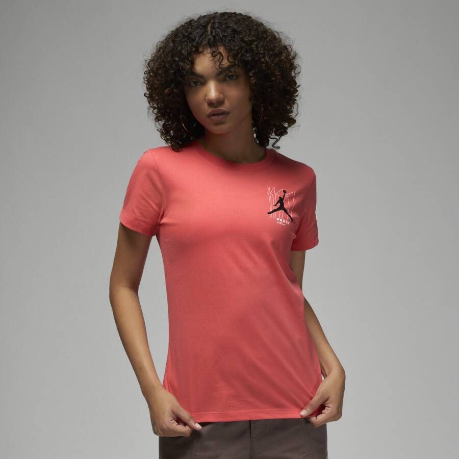 Nike Paris Saint-Germain T-shirt voor dames Rood