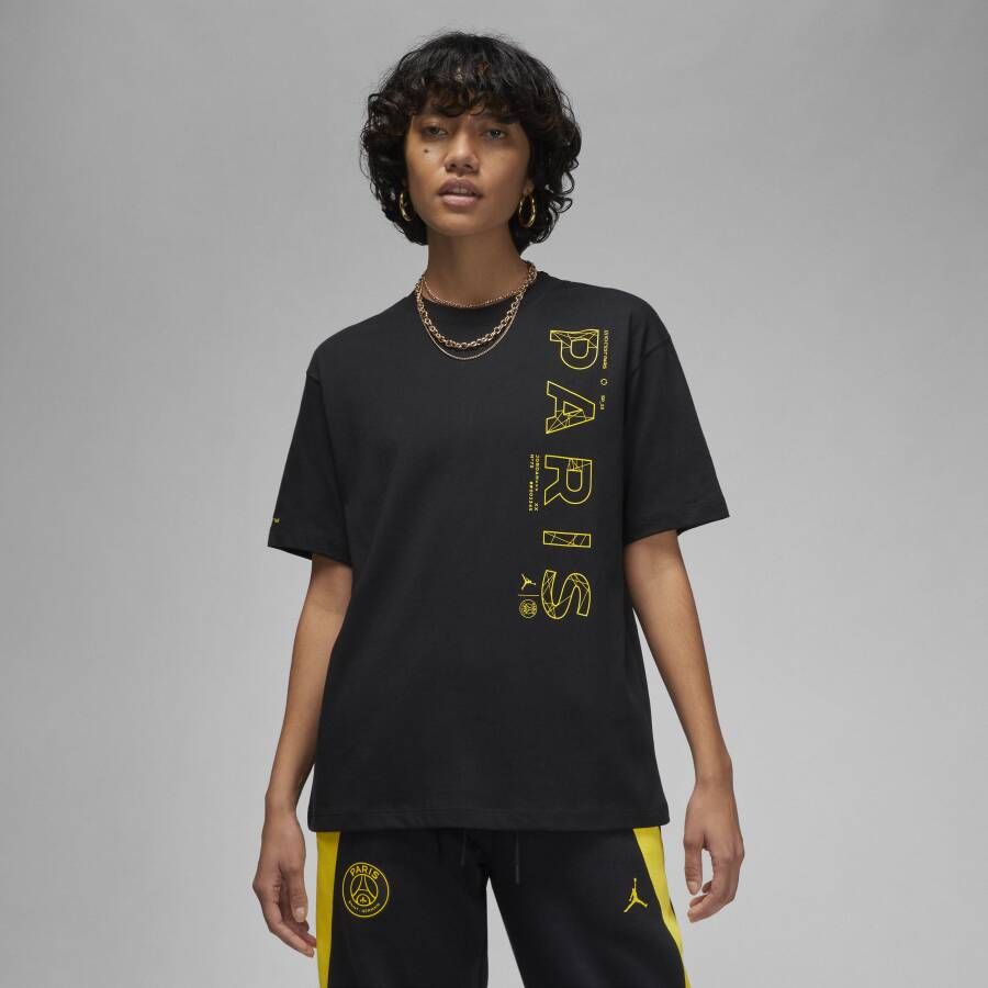 Nike Paris Saint-Germain T-shirt voor dames Zwart